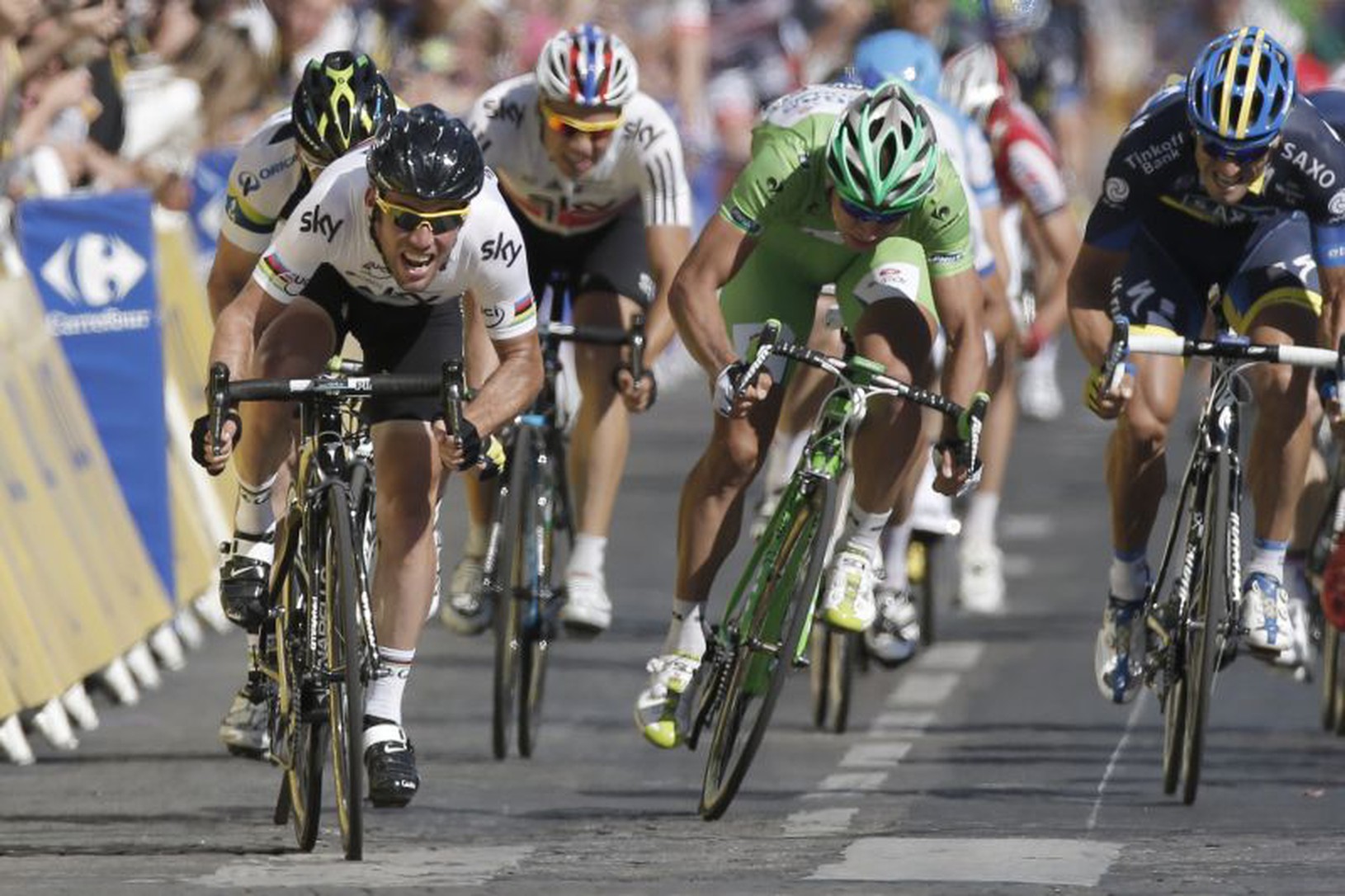 Mark Cavendish a Peter
