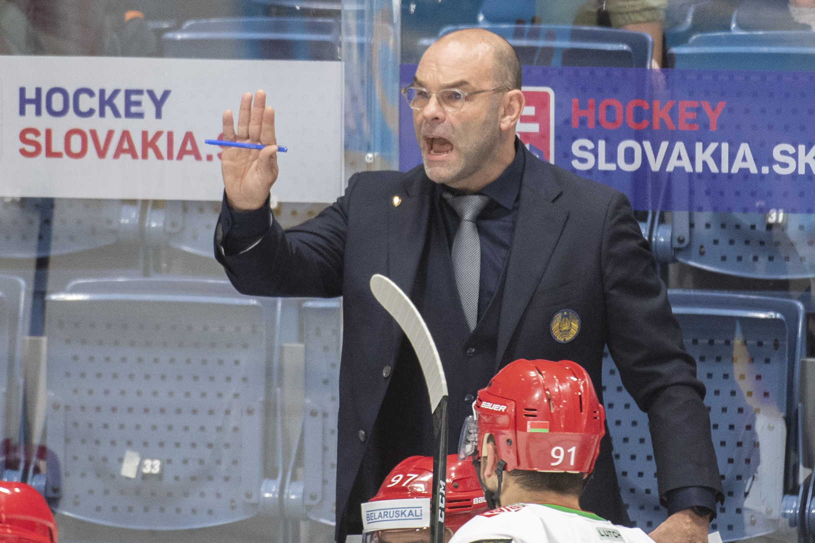 Tréner bieloruskej hokejovej reprezentácie