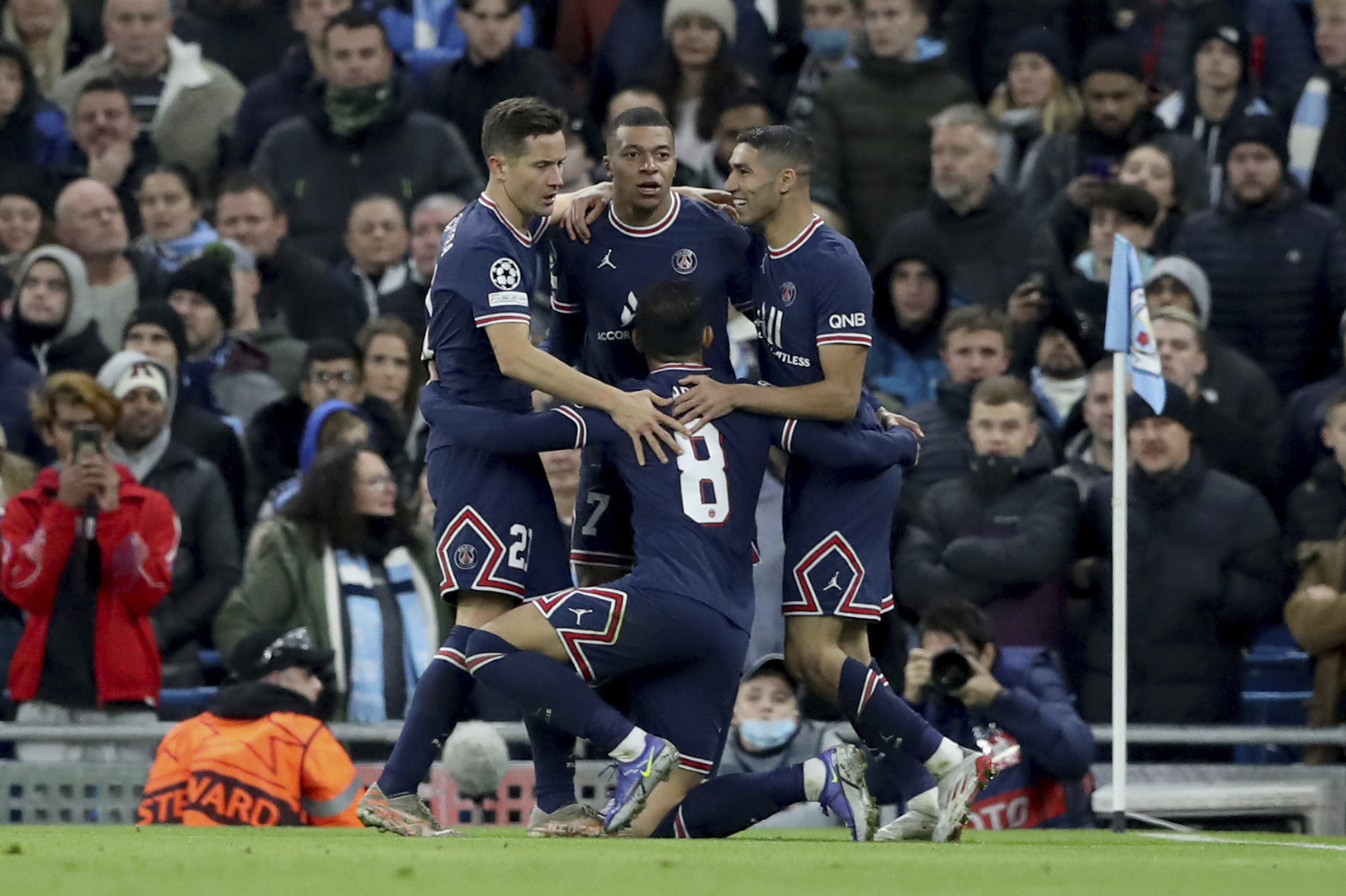 Radosť hráčov Parížu Saint-Germain