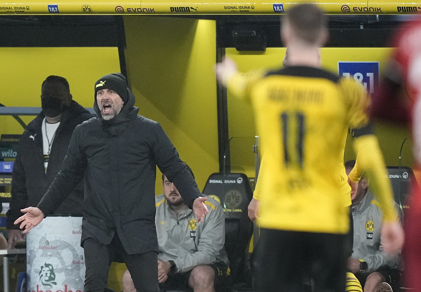 Rozzúrený tréner Borussie Dortmund