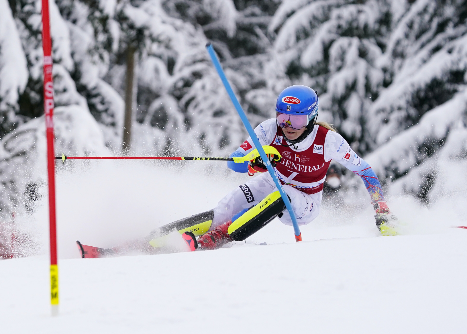 Mikaela Shiffrinová nedokončila slalom