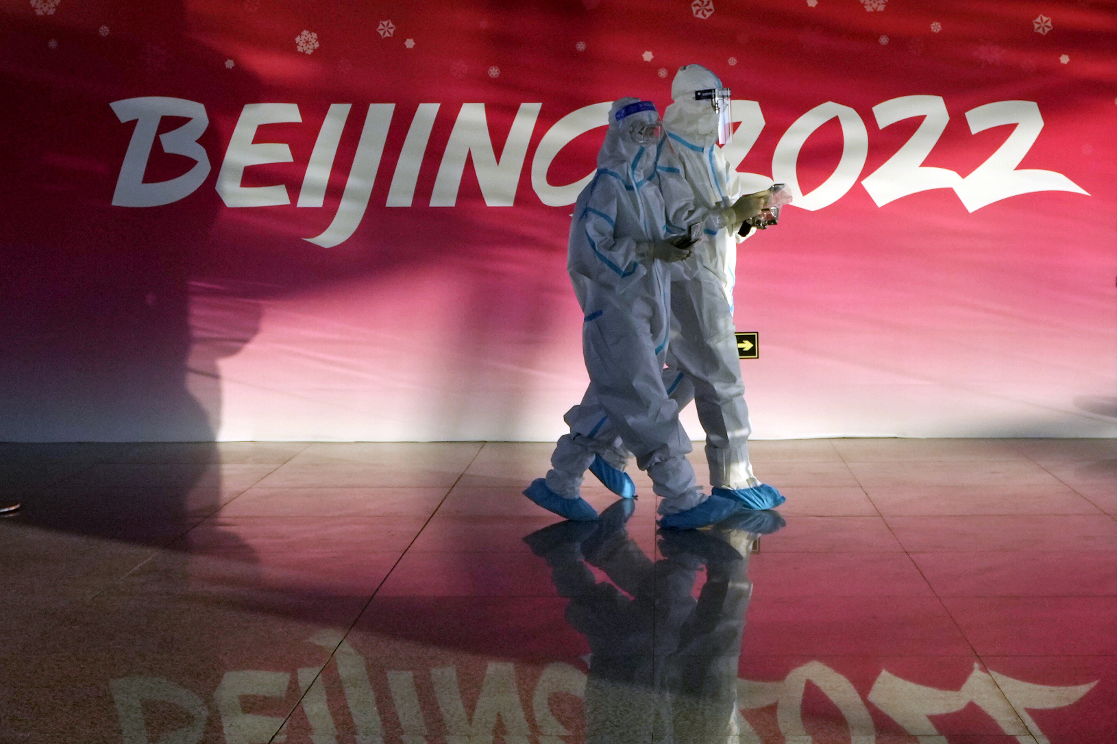 Zdravotníci v Pekingu pred