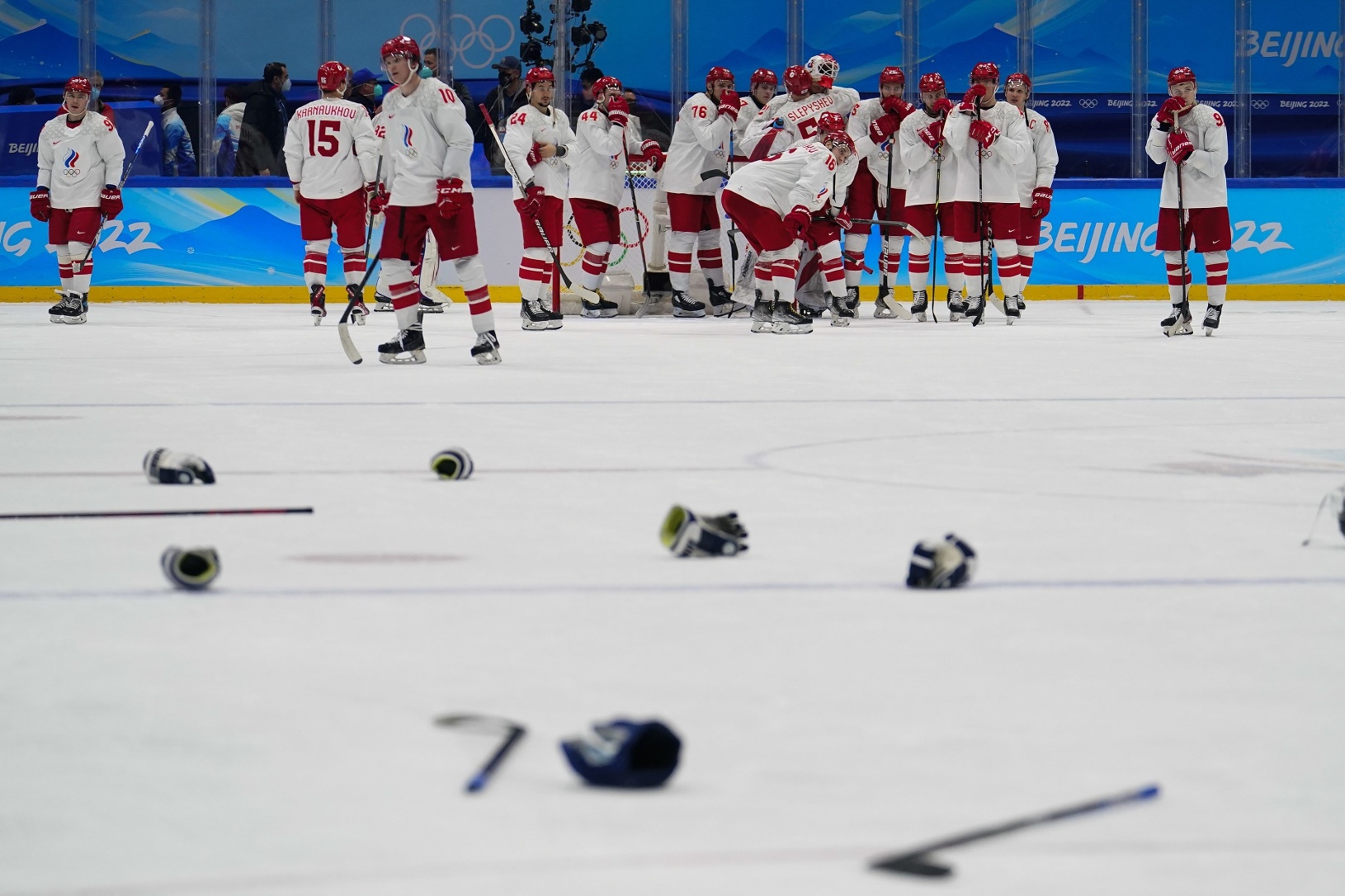 Sklamaní hokejisti Ruského olympijského