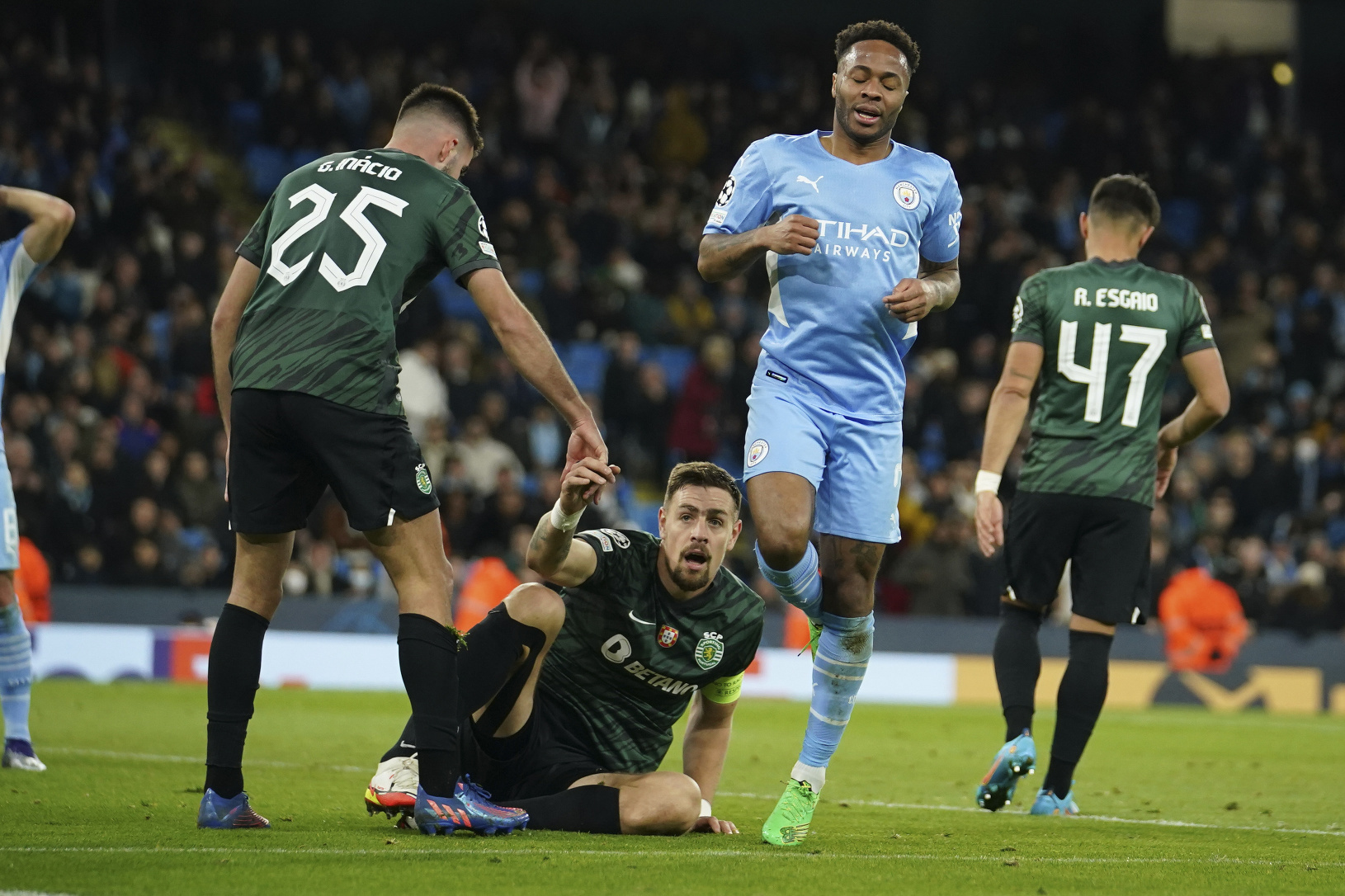 Momentka zo zápasu Manchester