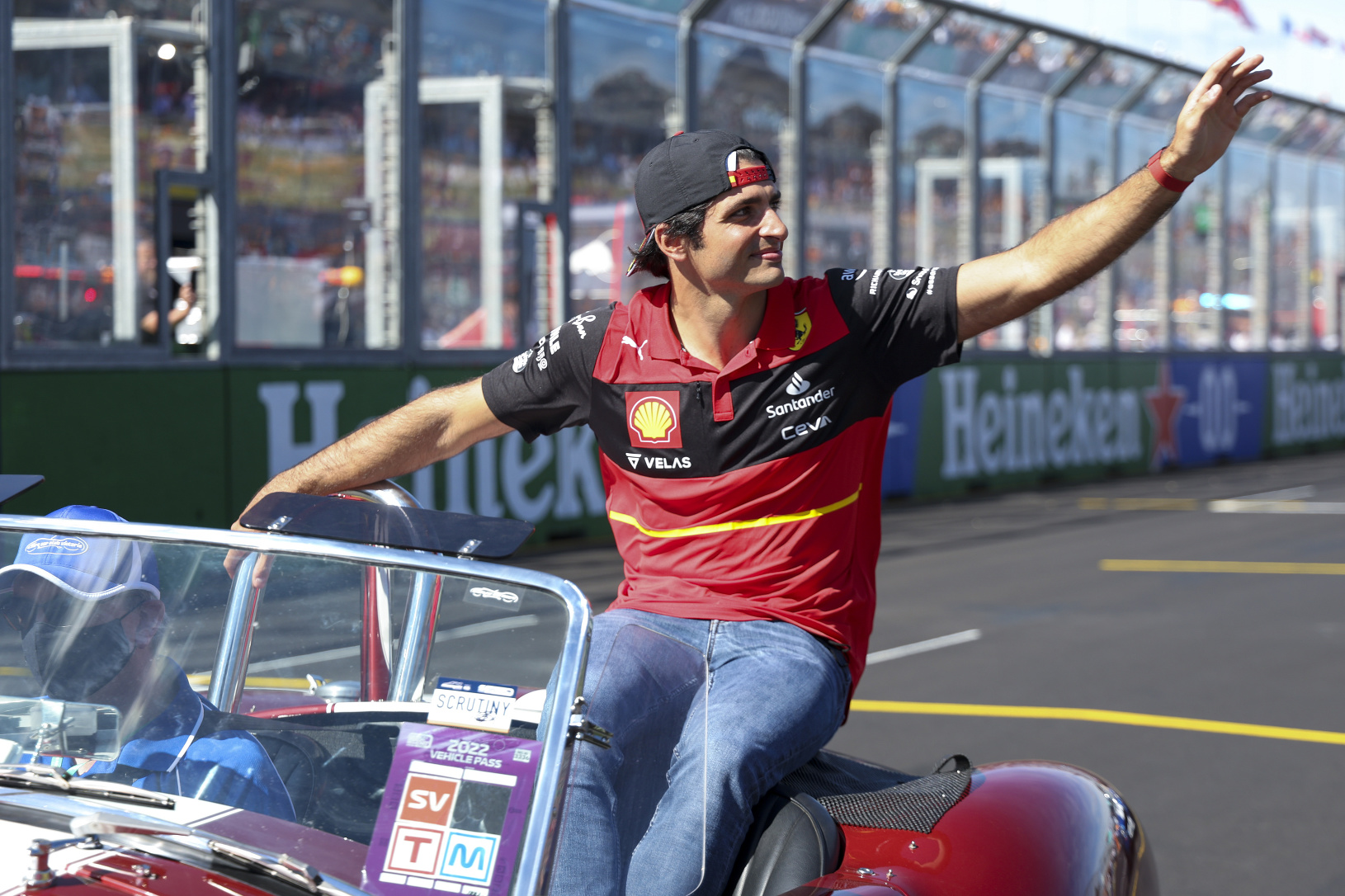 Španielsky pilot Ferrari Carlos