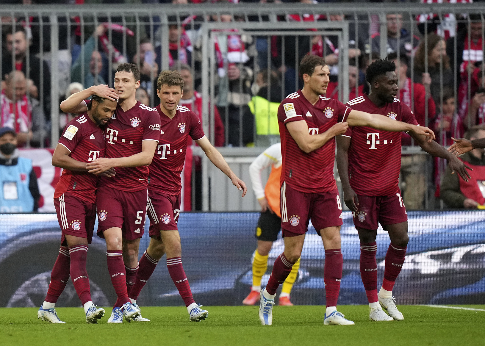 Hráči Bayernu Mníchov oslavujú