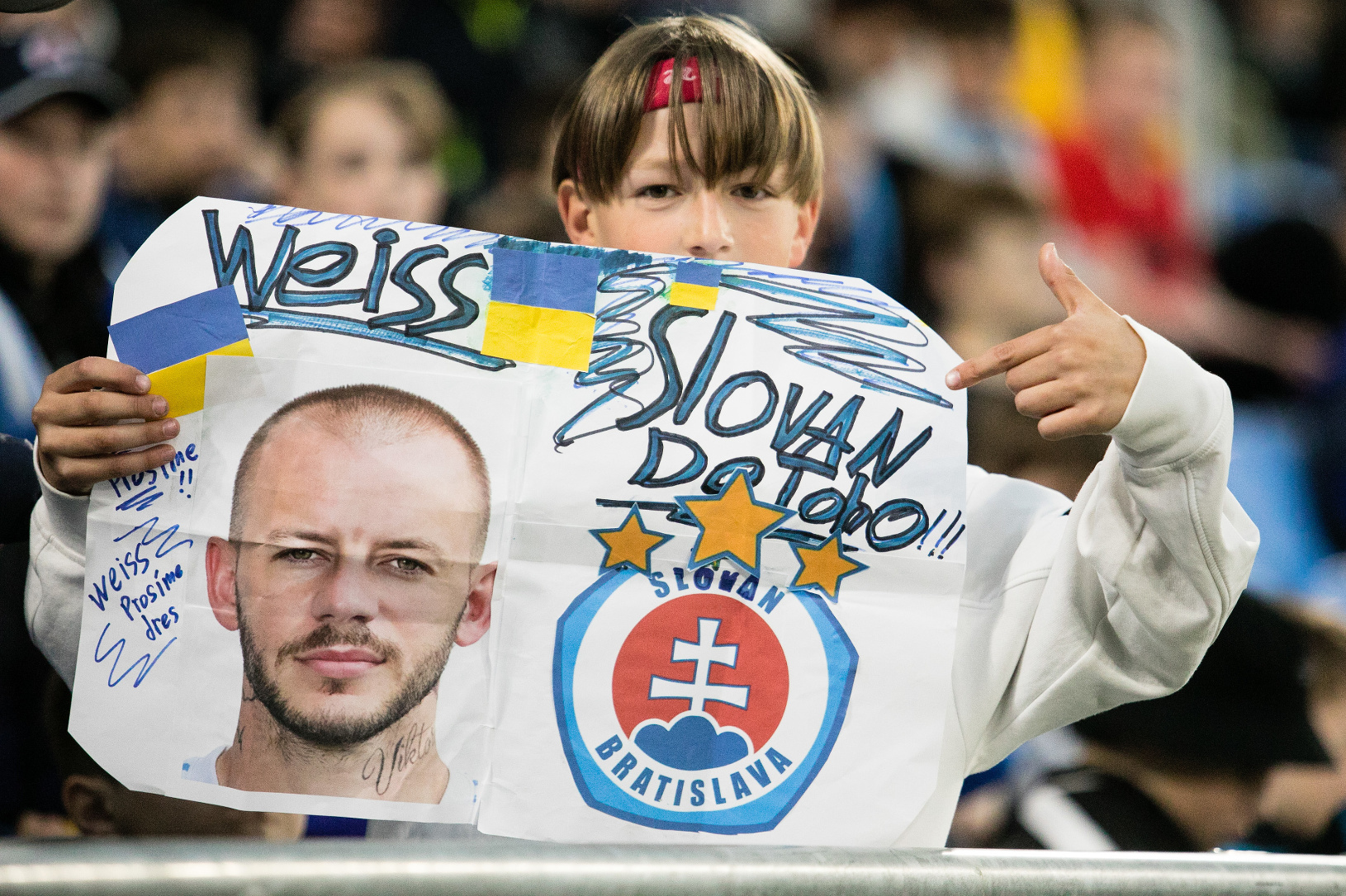 Fanúšik ŠK Slovan Bratislava