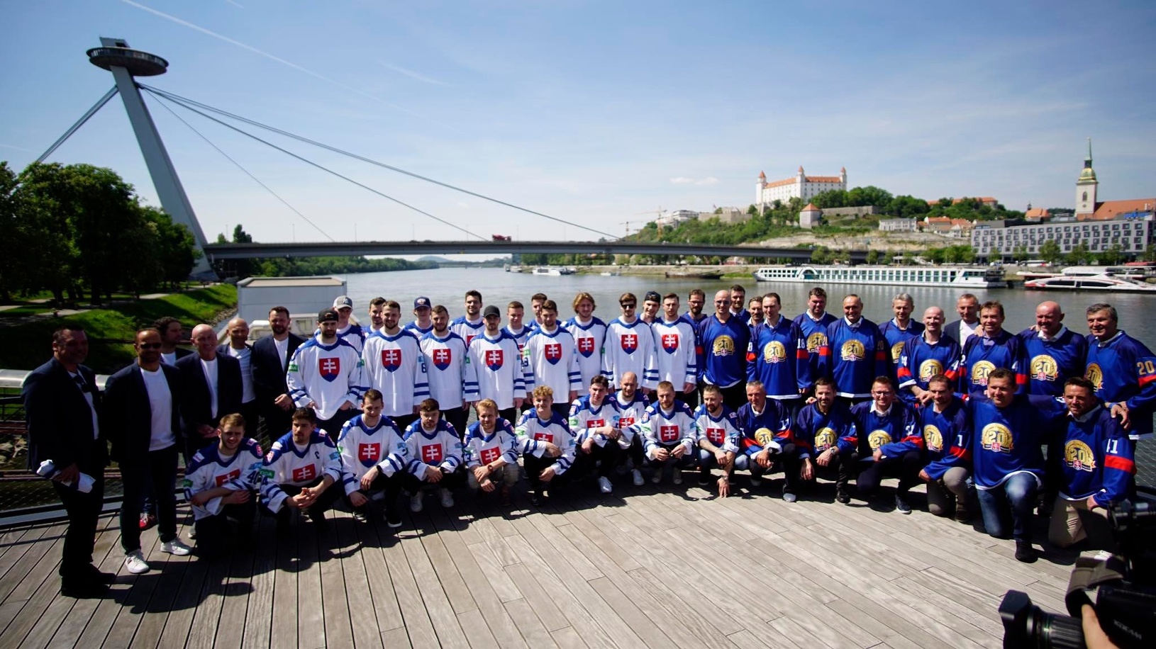 Spoločné fotenie slovenských hokejistov