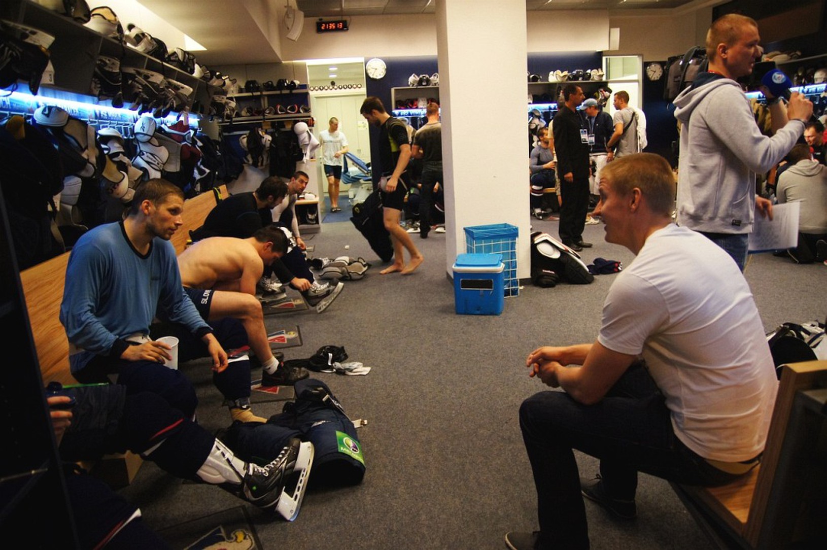 Spokojnosť v šatni Slovana