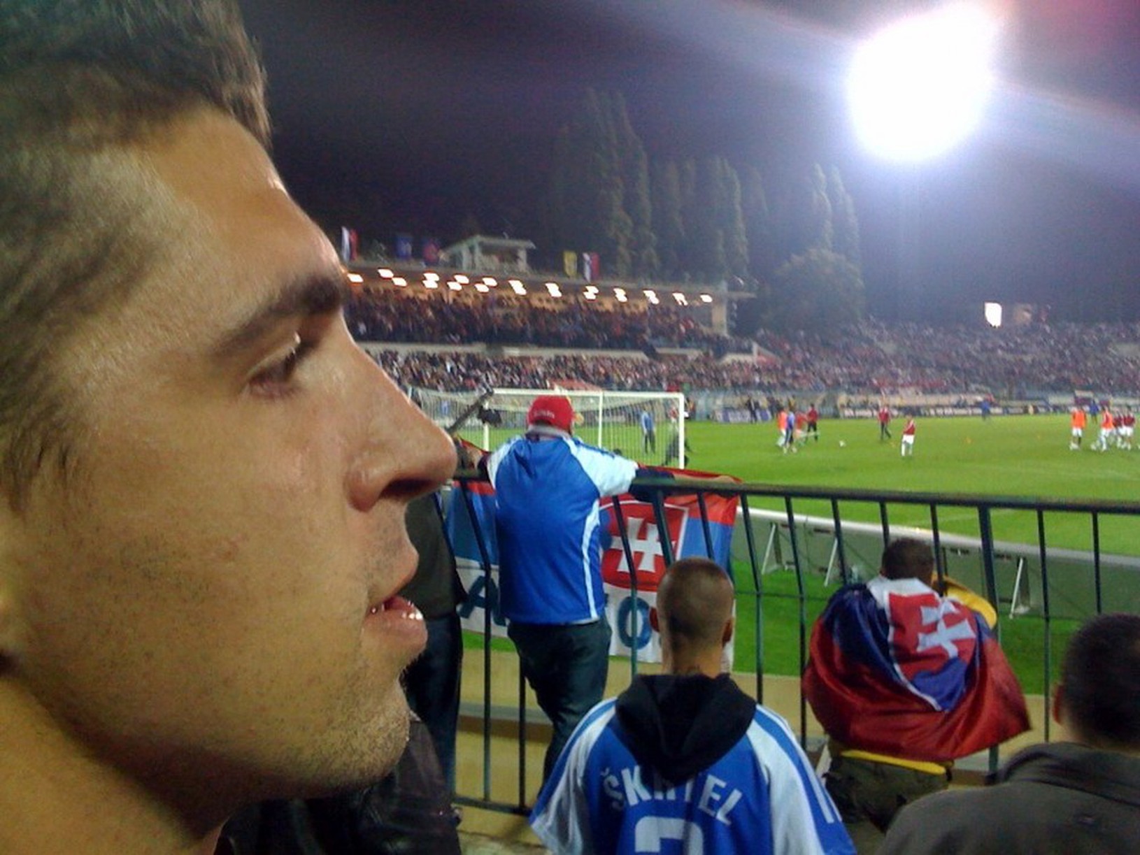 Fanúšikovia SR pred zápasom