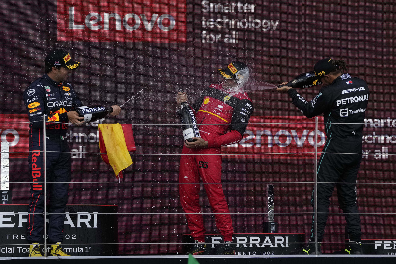 Carlos Sainz na víťaznom