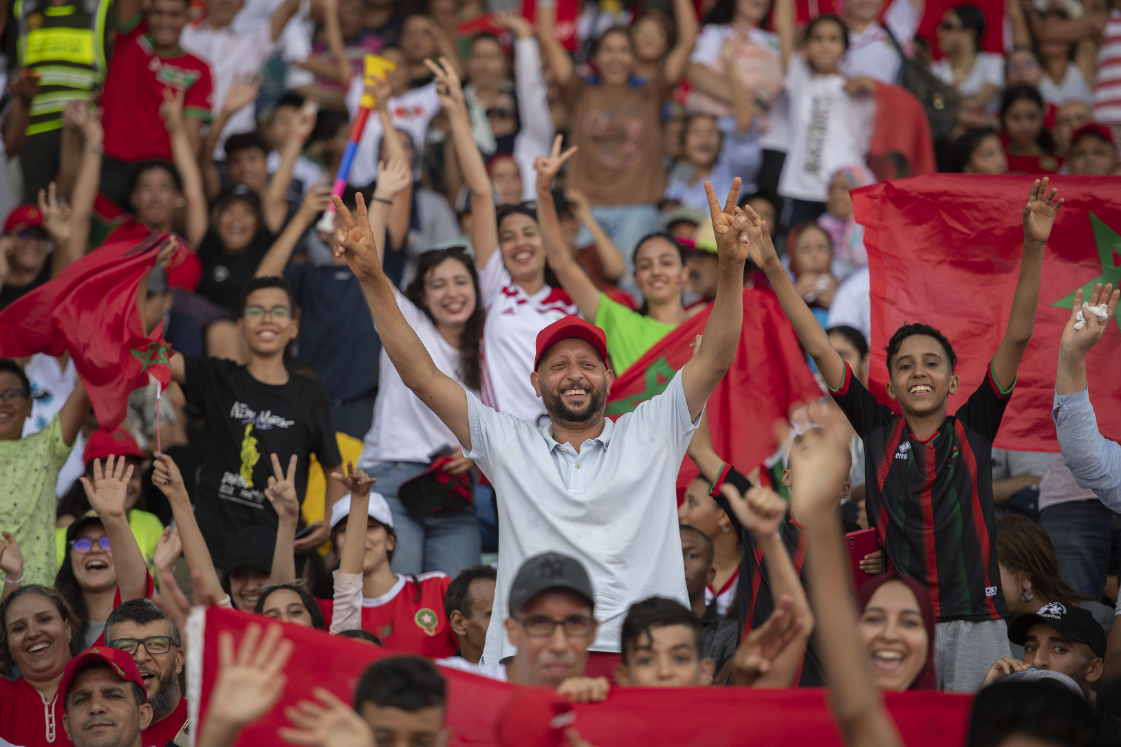 Fanúšikovia Maroka oslavujú víťazstvo