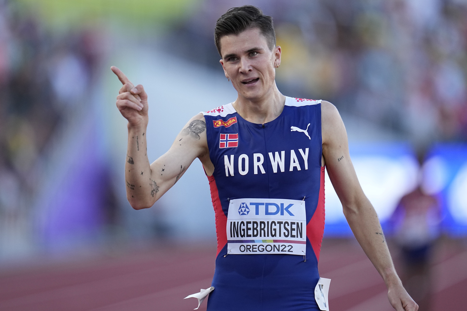Nórsky atlét Jakob Ingebrigtsen