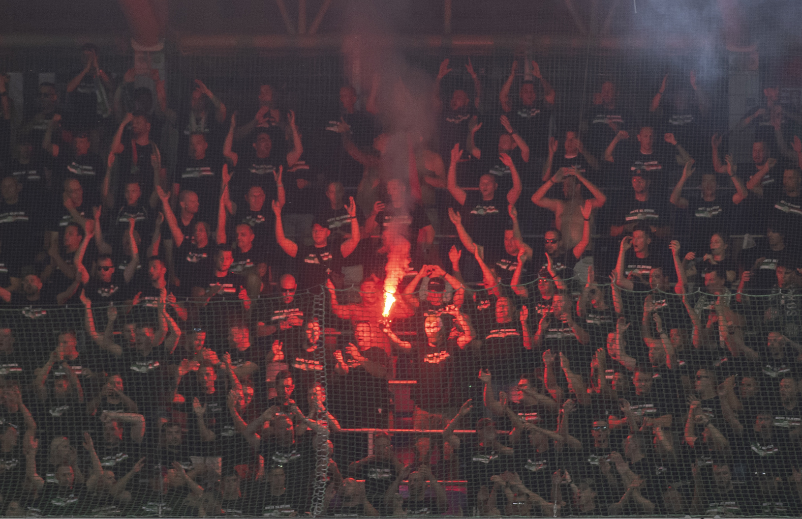 Na snímke fanúšikovia Ferencvárosu