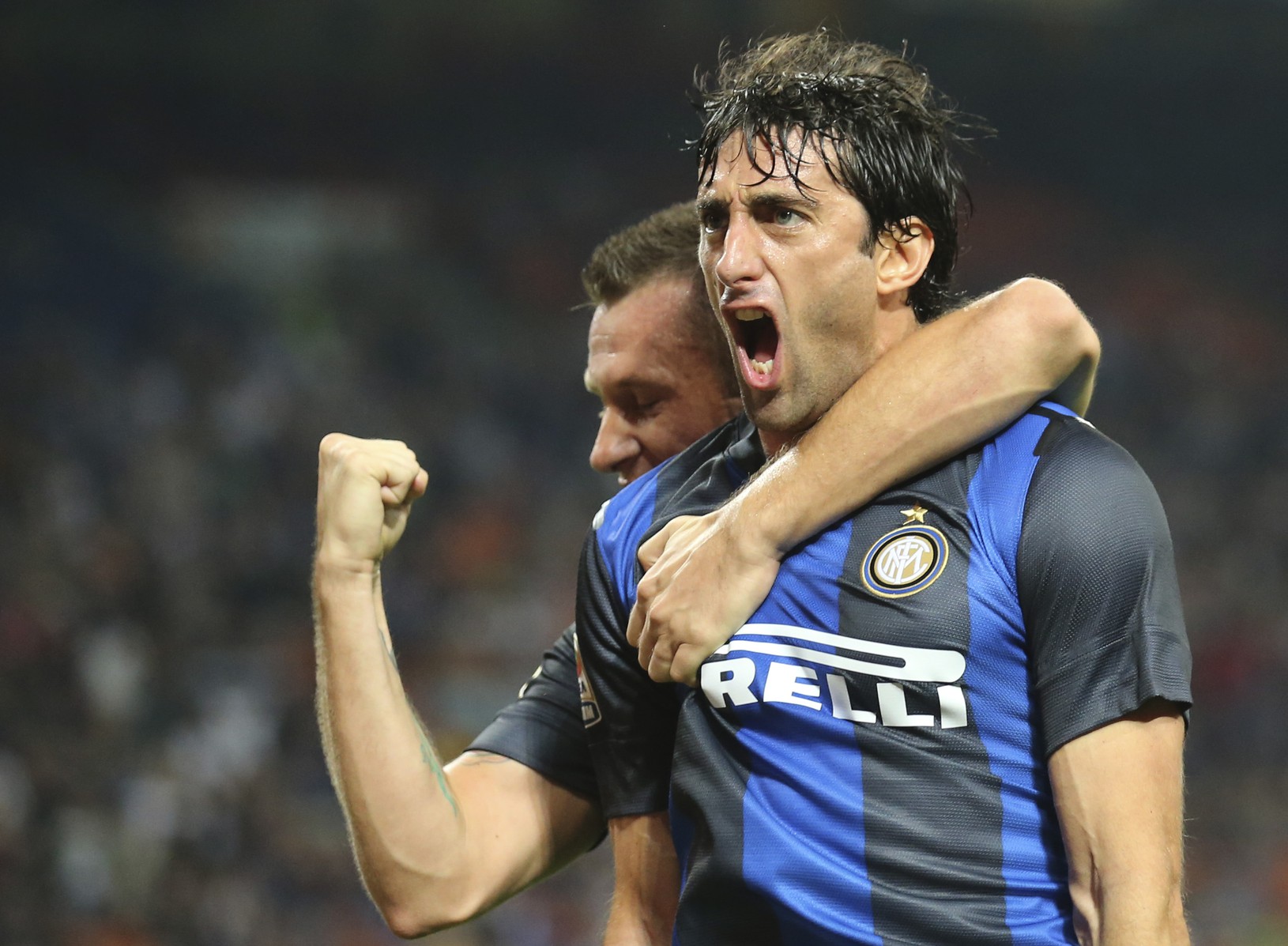 Diego Milito si vychutlan