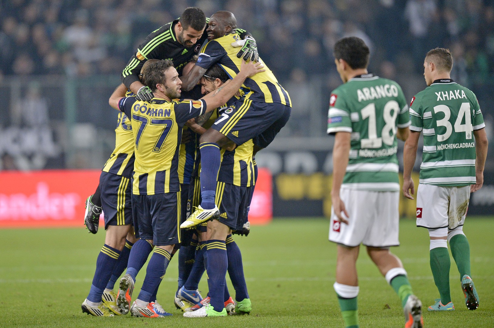 Hráči Fenerbahce sa tešia