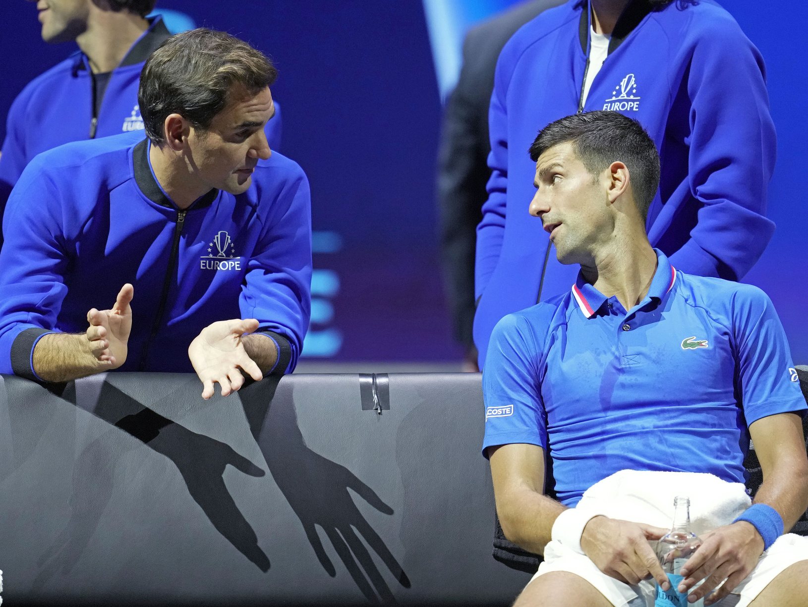 Roger Federer a Novak