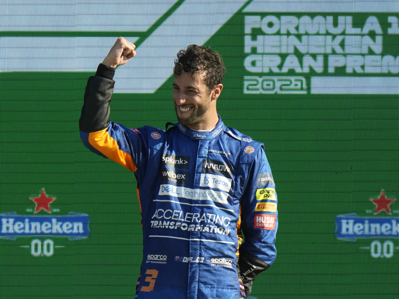 Austrálčan Daniel Ricciardo 