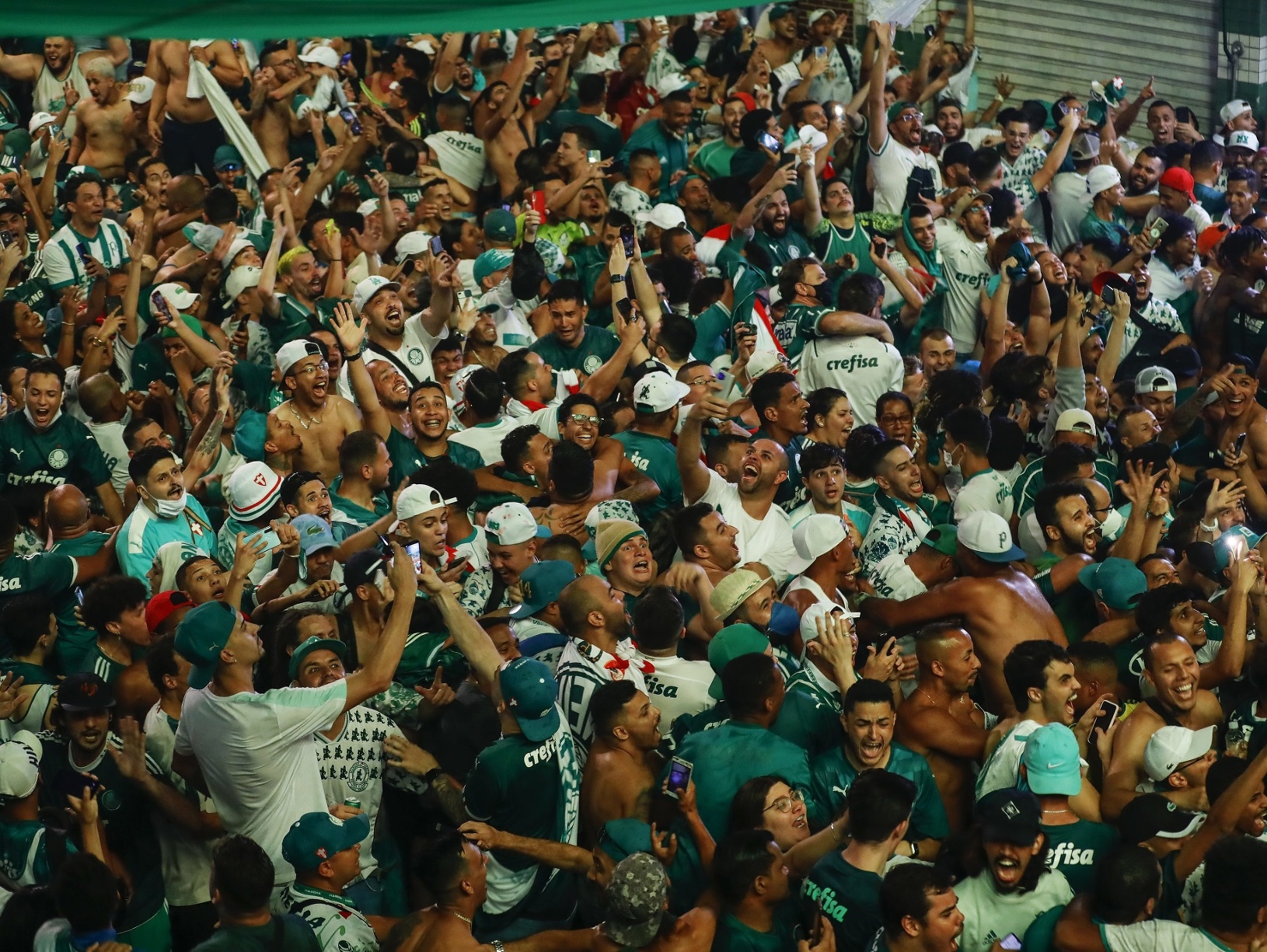 Fanúšikovia brazílskeho klubu Palmeiras