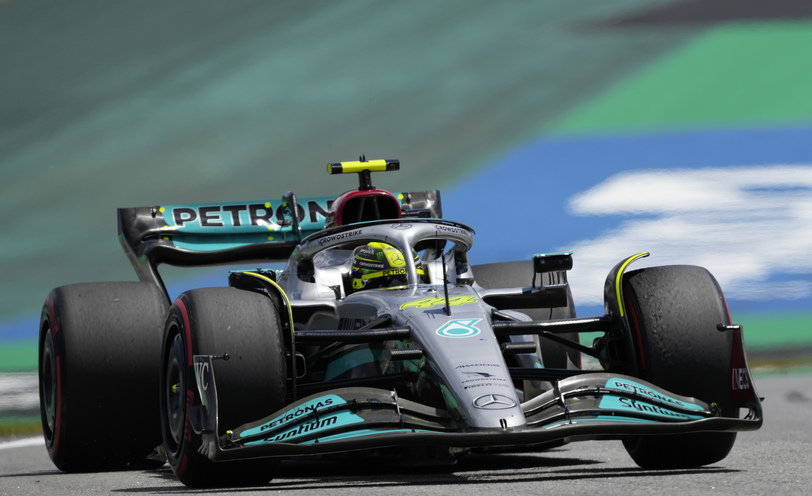 Lewis Hamilton počas kvalifikačného