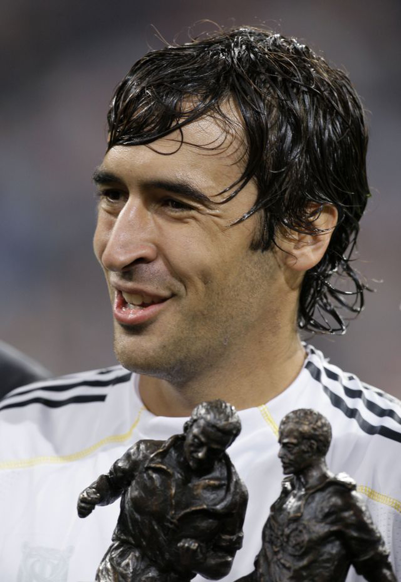 Raúl oslavuje