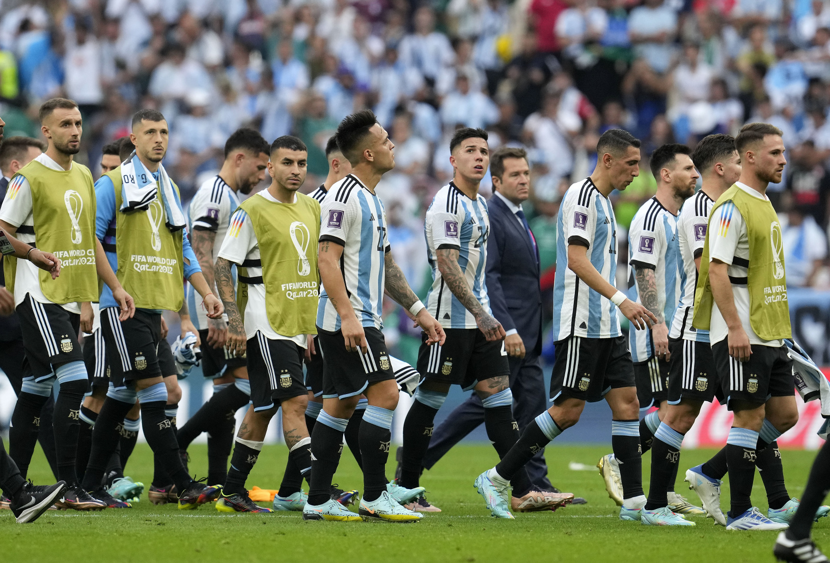 Futbalisti Argentíny po prehre