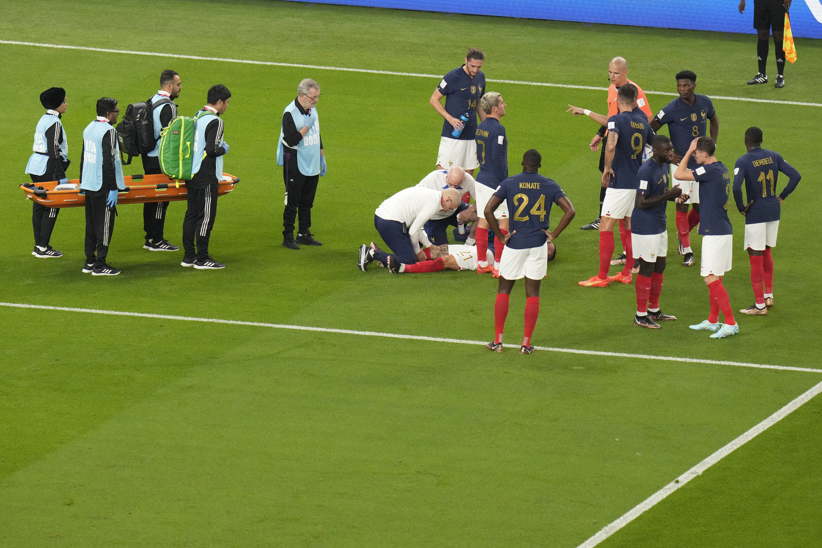Francúzska futbalová reprezentácia prišla