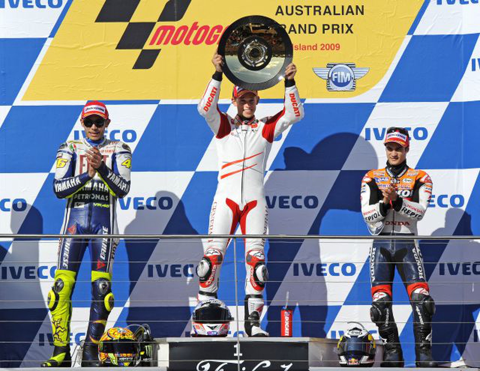 Rossi, Stoner, Pedrosa na