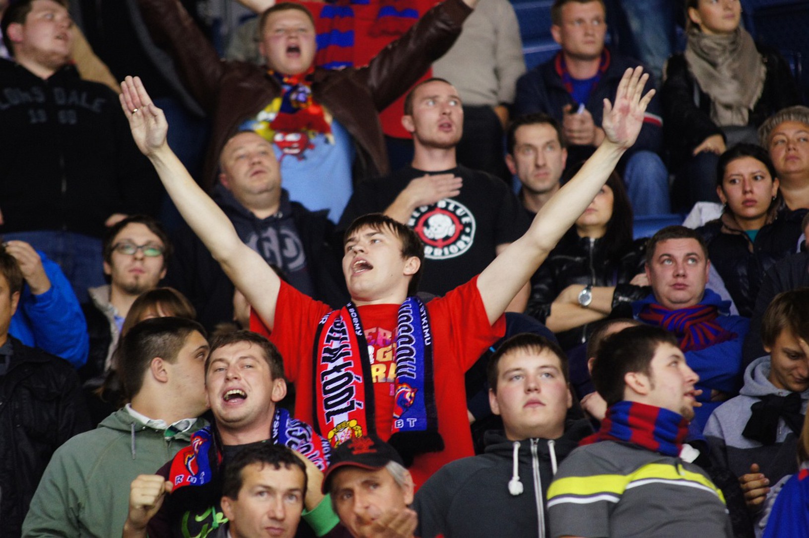 Spokojní fanúšikovia CSKA Moskva