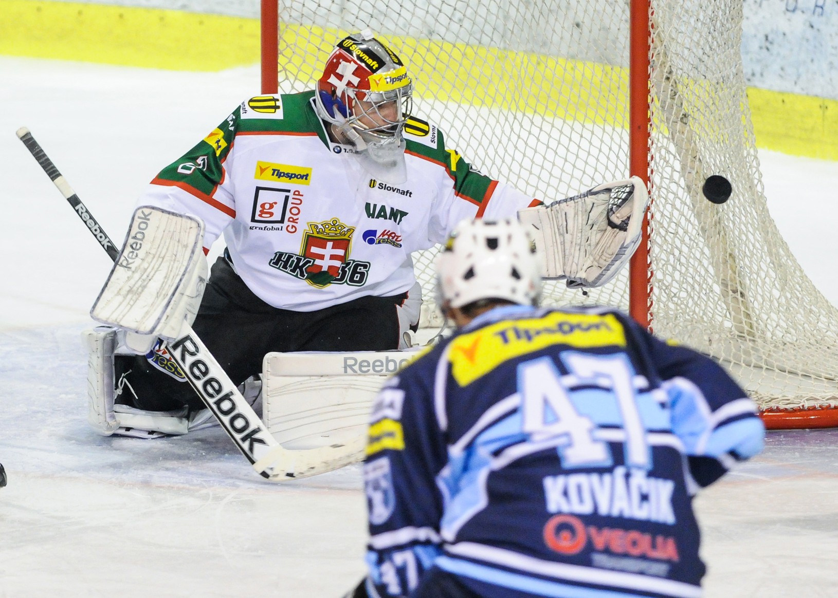 Miroslav Kováčik a brankár