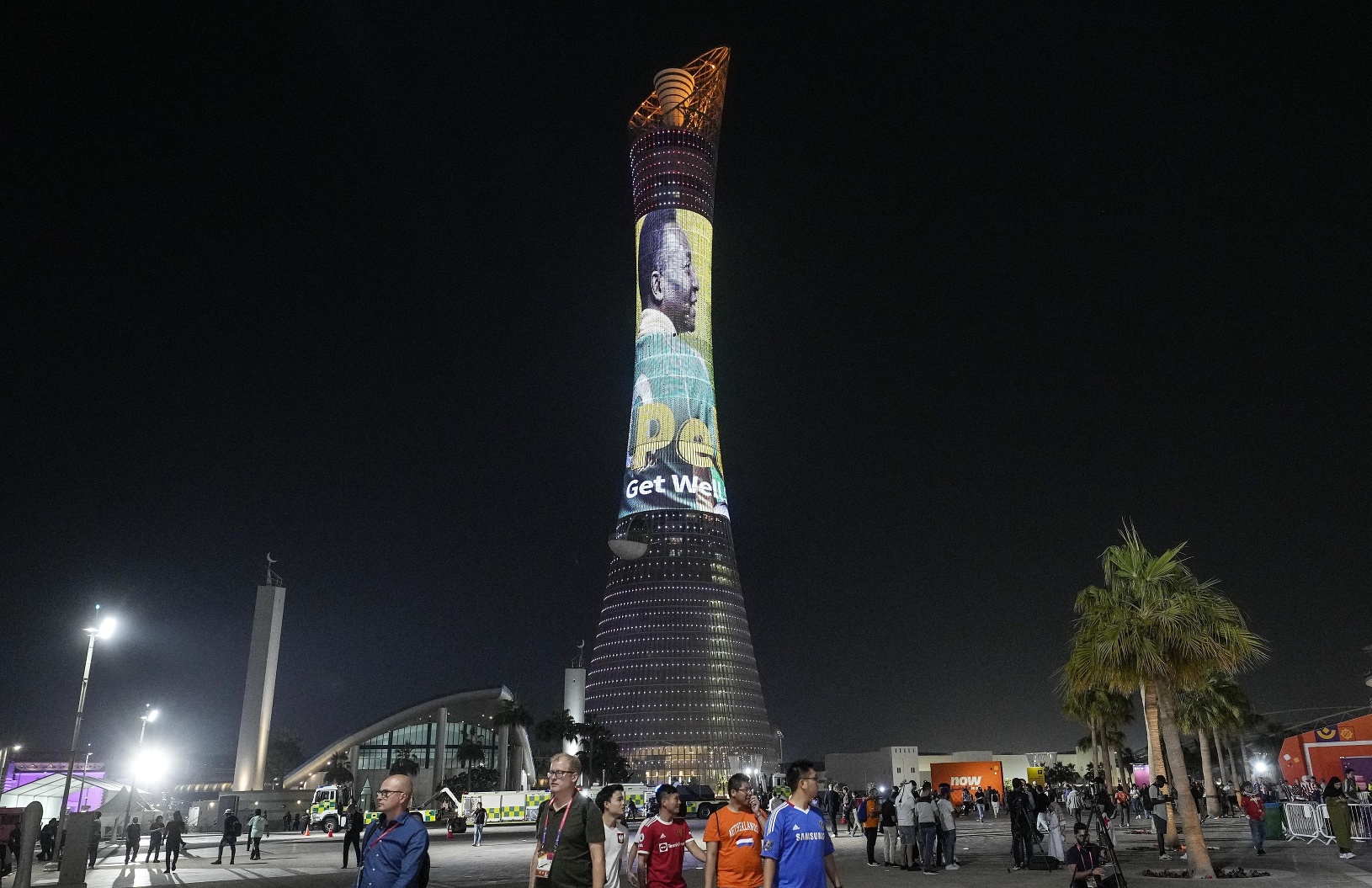 Katarčania vyjadrili podporu Pelému
