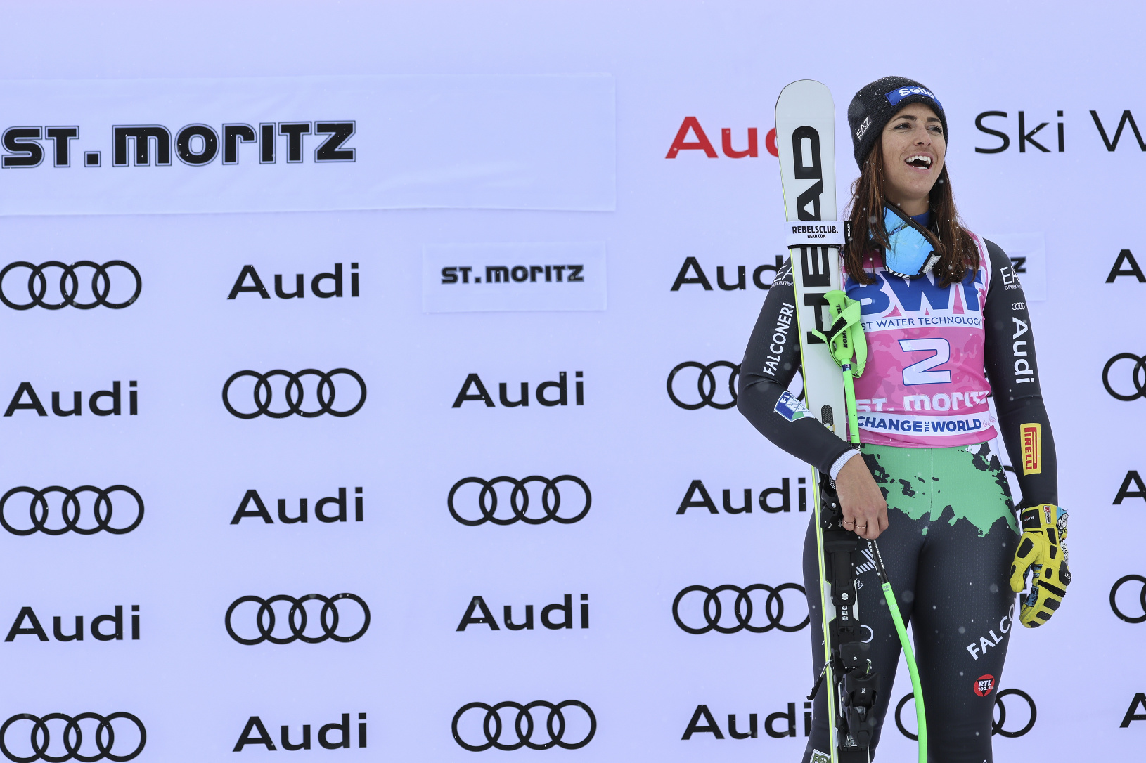 Talianska lyžiarka Elena Curtoniová