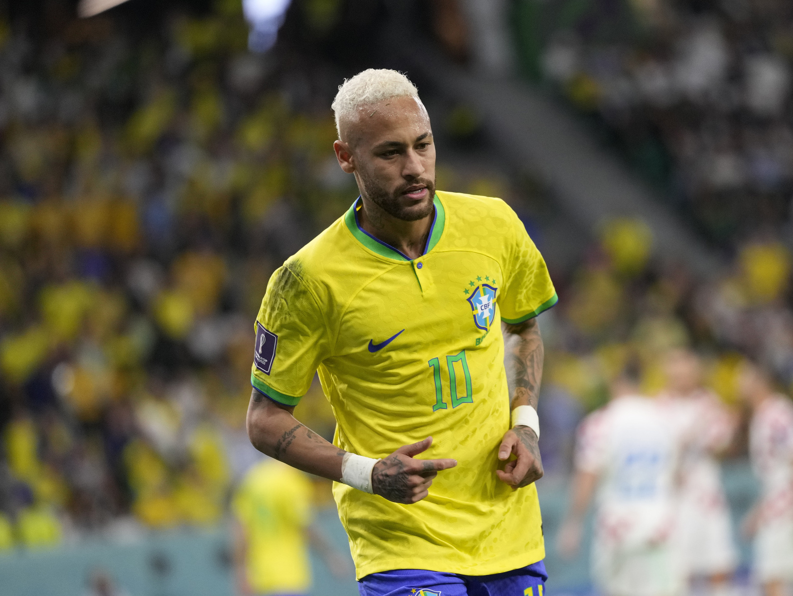 Brazílsky futbalista Neymar počas