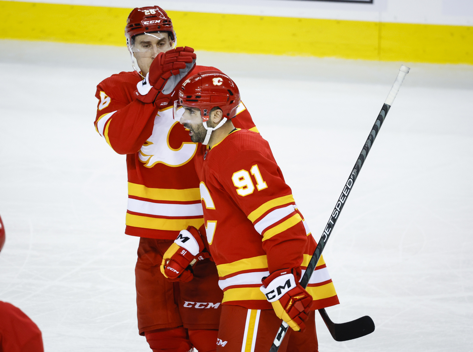Nazem Kadri oslavuje jeho