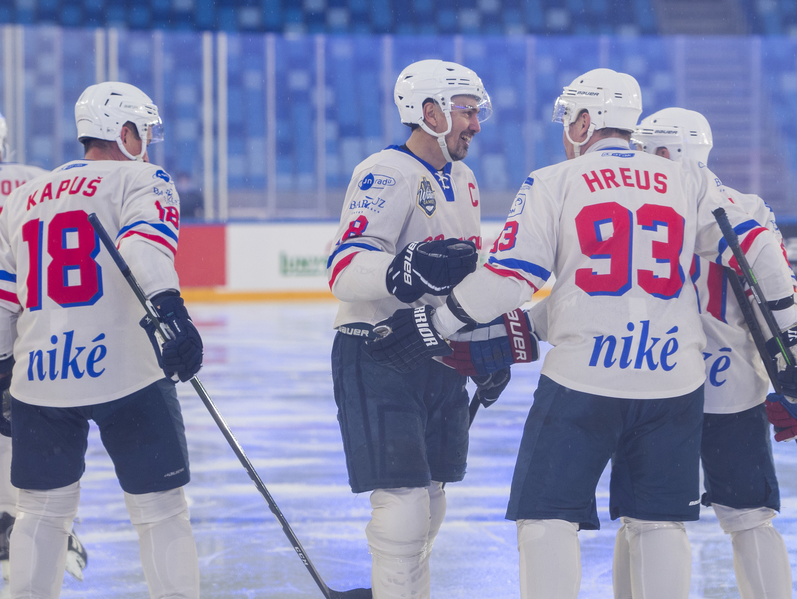 Hokejisti Slovana sa tešia