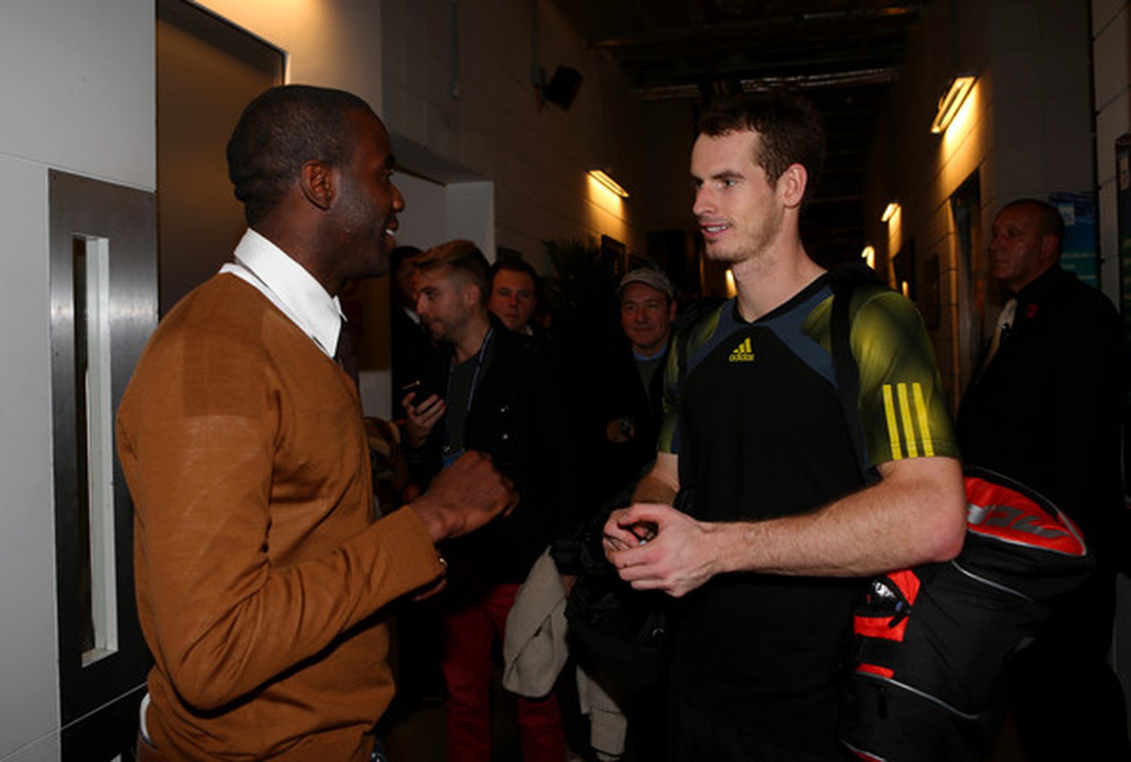 Andy Murray a Fabrice