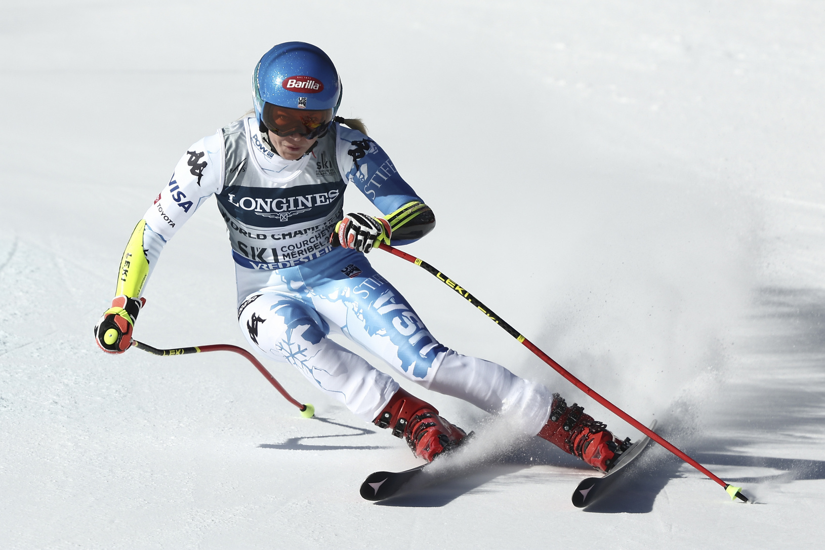 Mikaela Shiffrinová počas alpskej