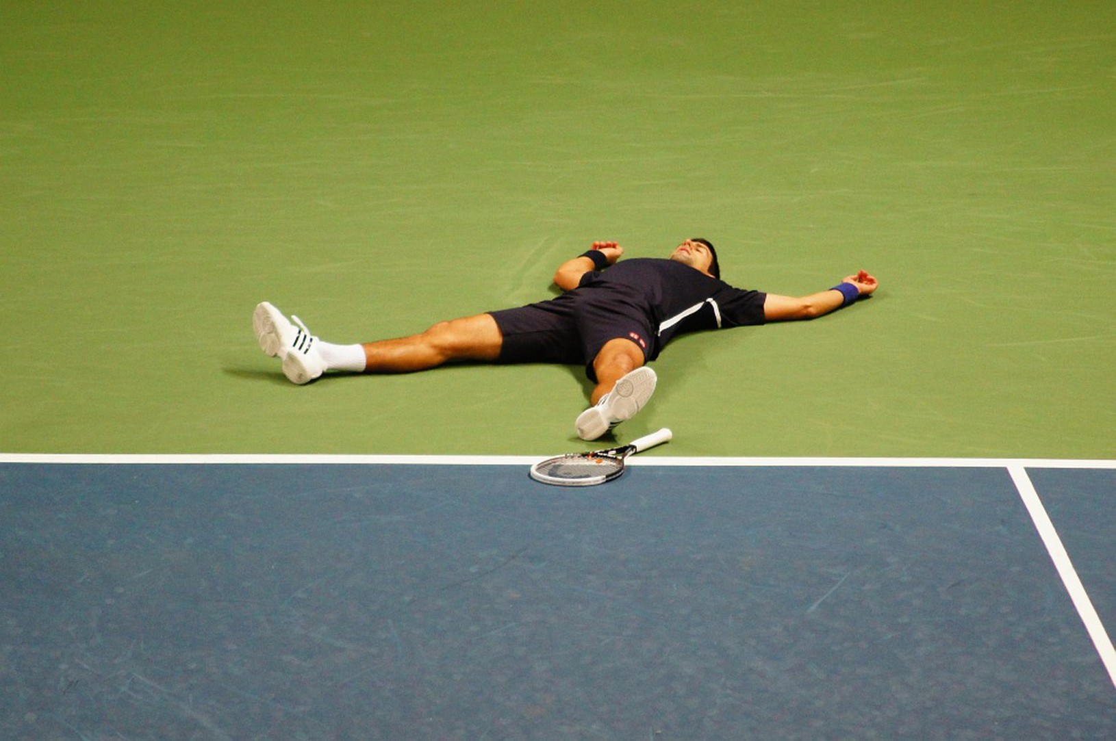 Novak Djokovič po triumfe