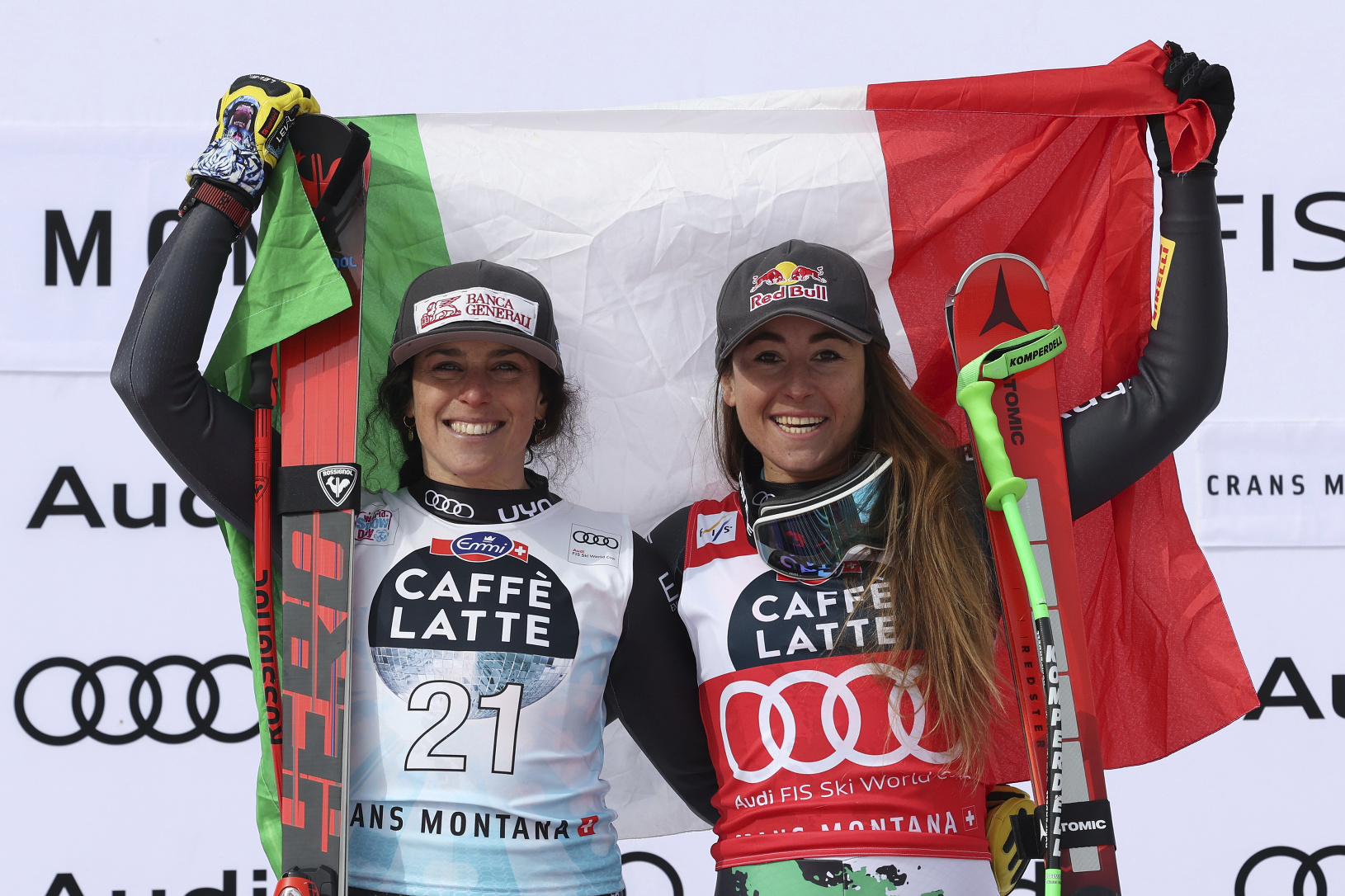 Talianske lyžiarky víťazná Sofia