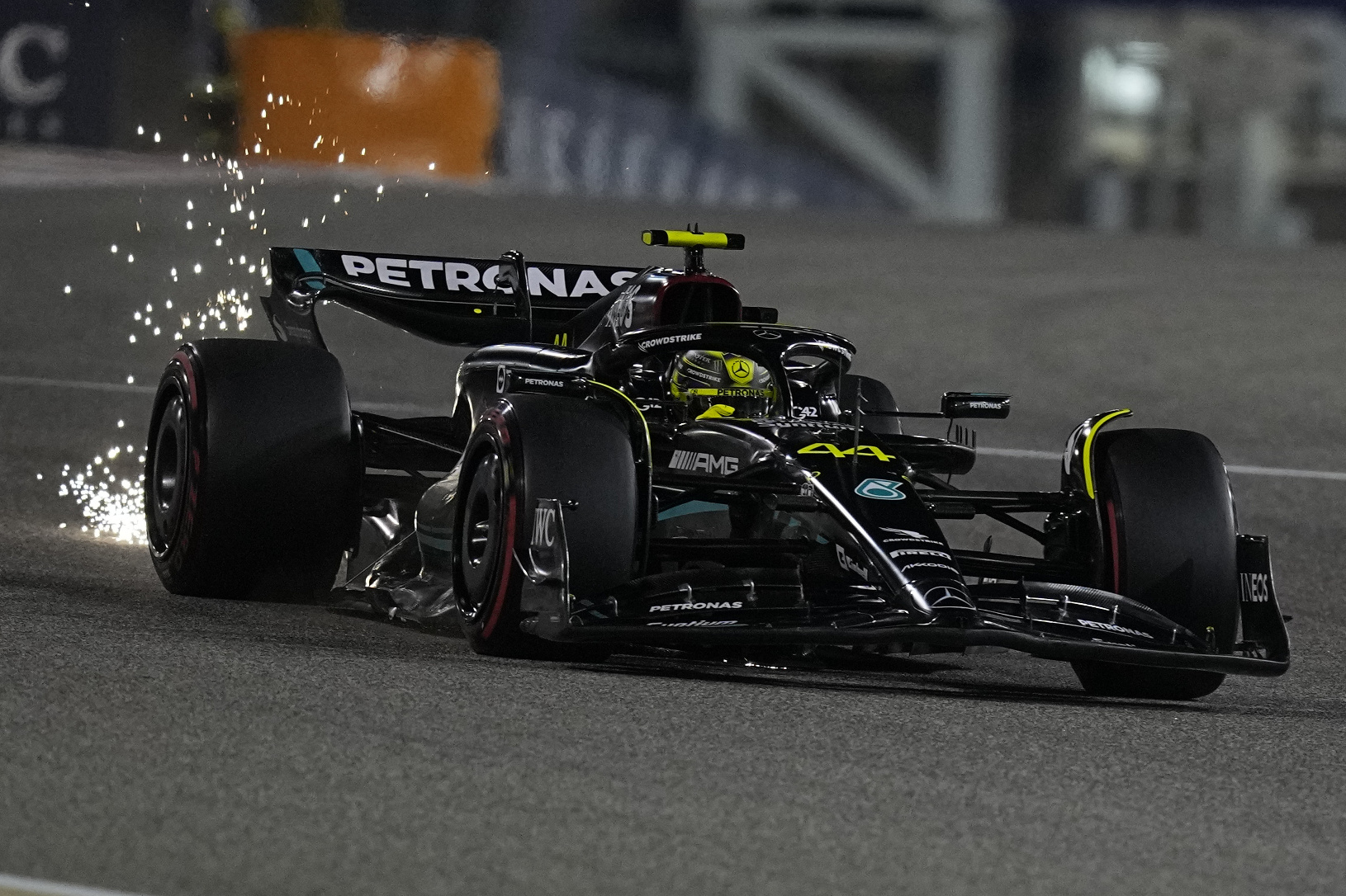 Lewis Hamilton počas kvalifikácie