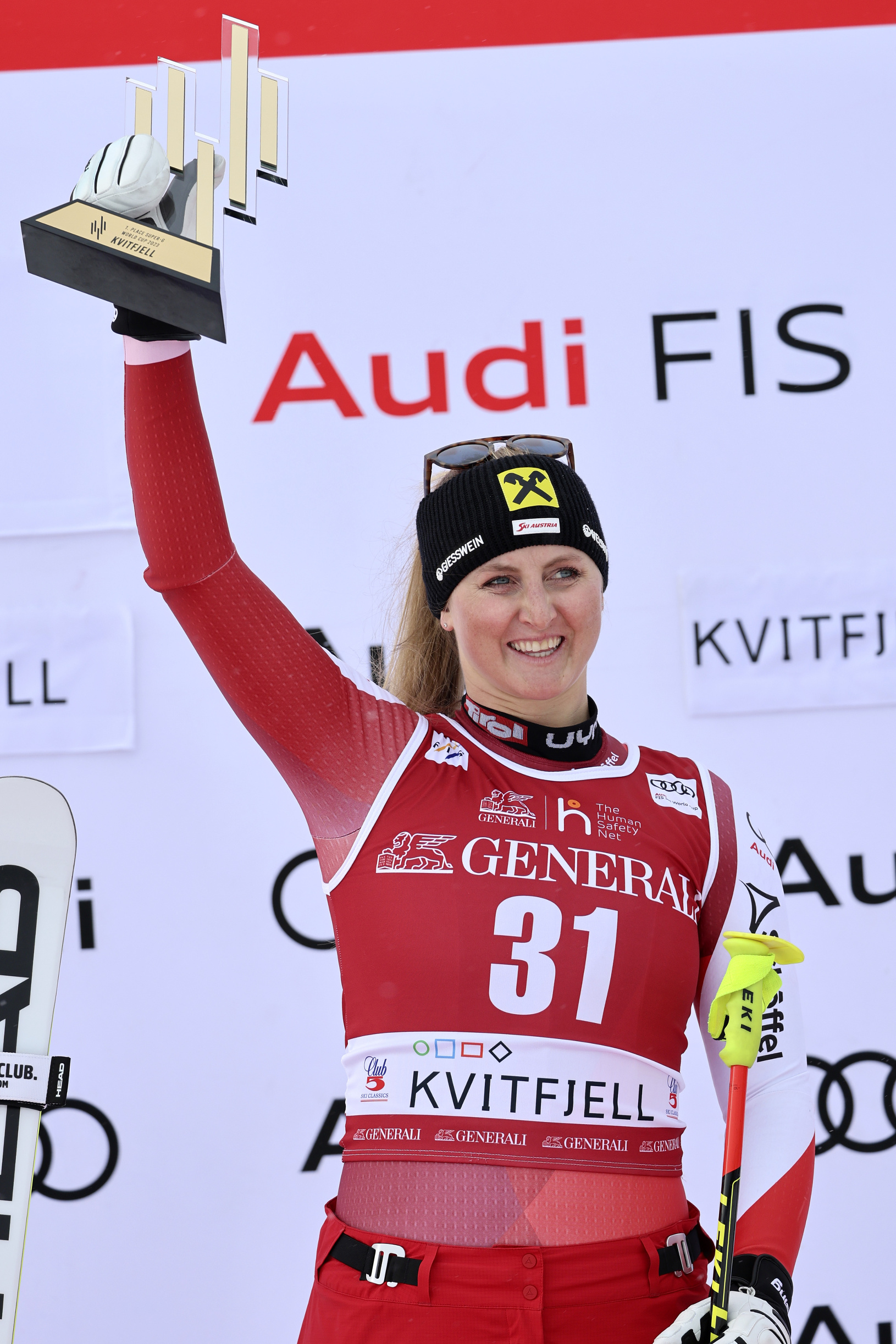 Rakúska lyžiarka Nina Ortliebová