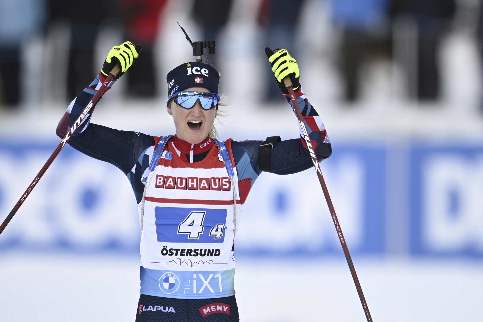 Nórska biatlonistka Marte Olsbuová