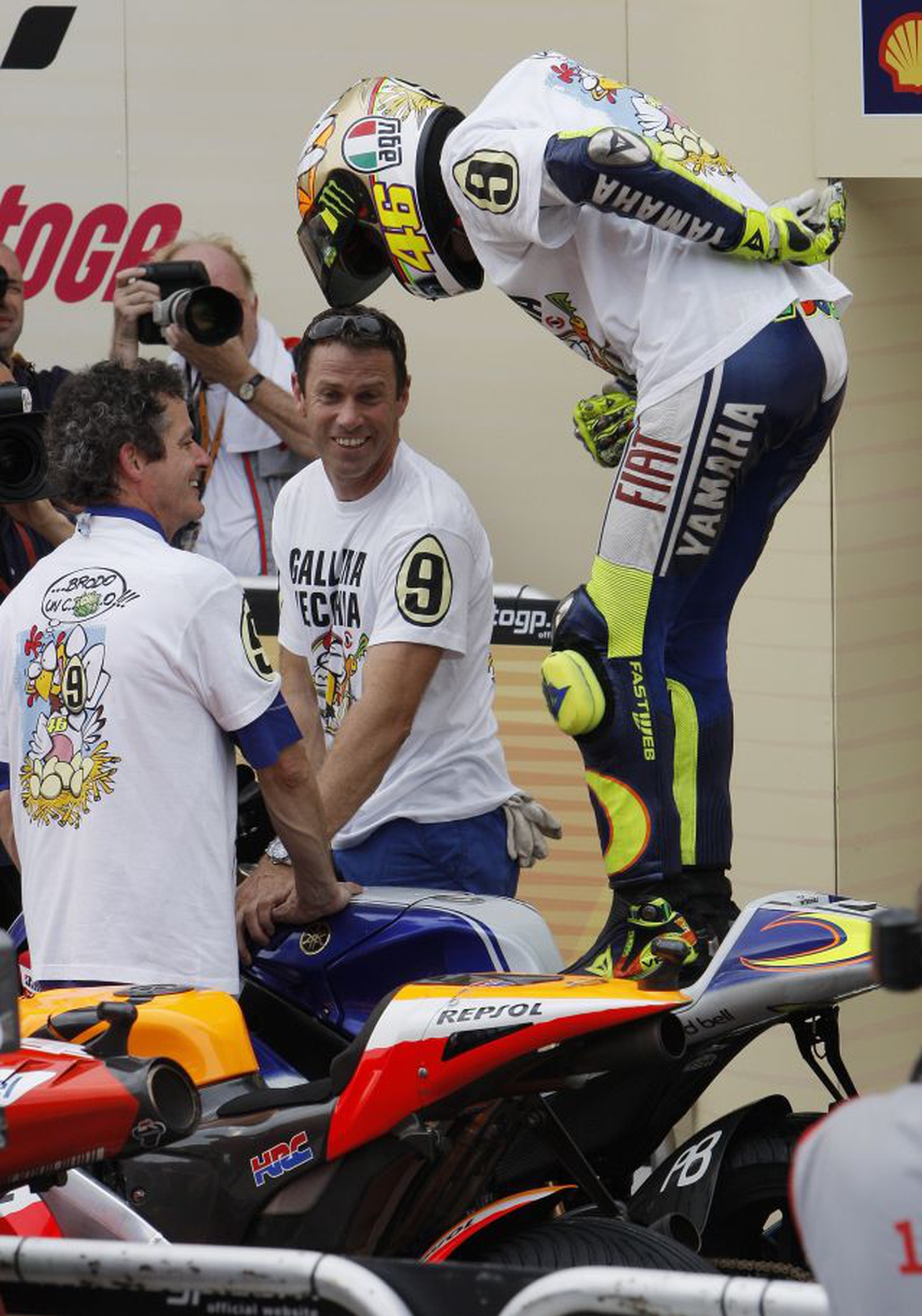 Valentino Rossi v cieli