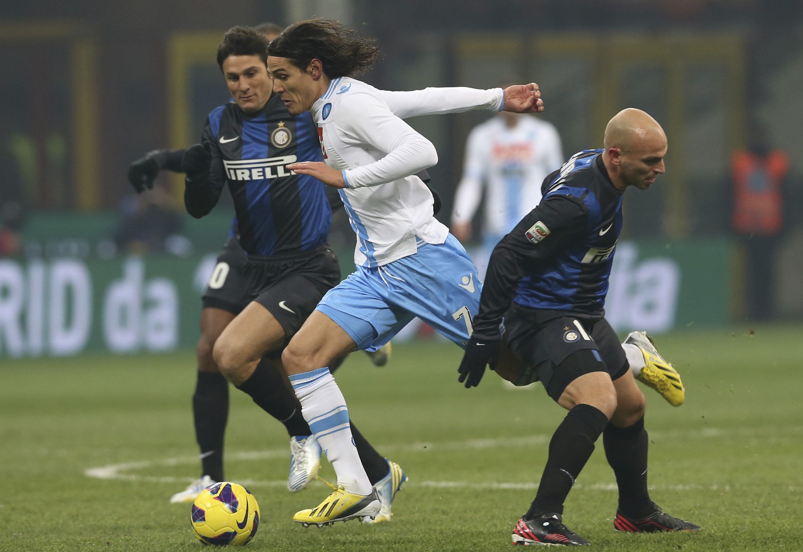 Javier Zanetti, Edinson Cavani