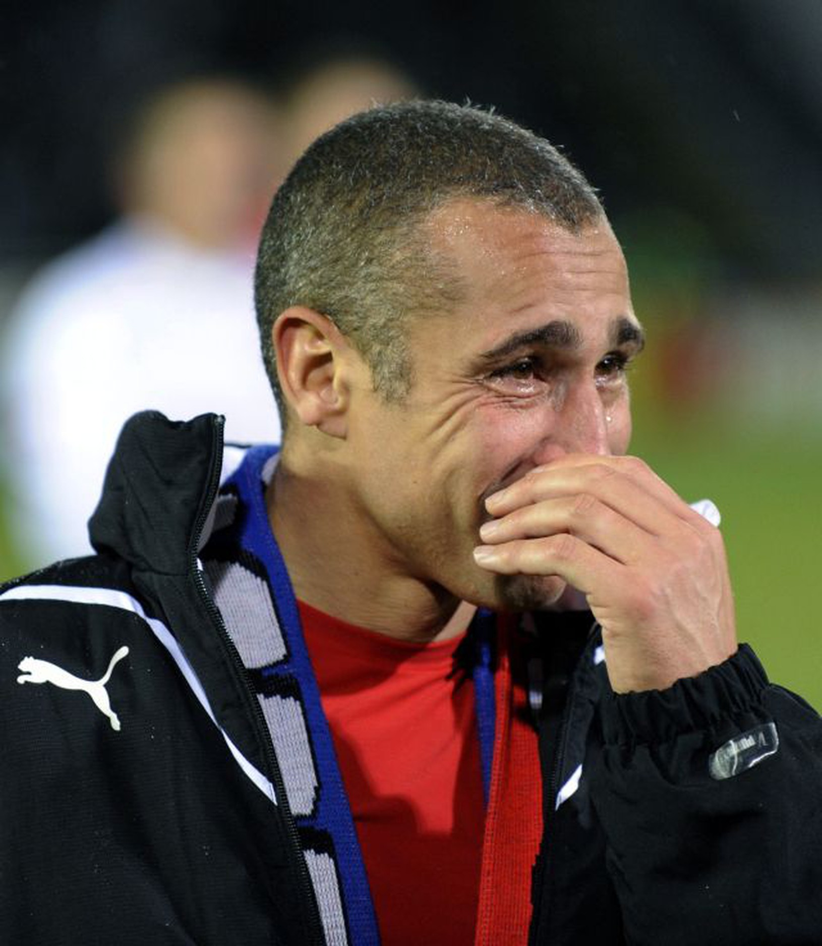 Henrik Larsson so slzami