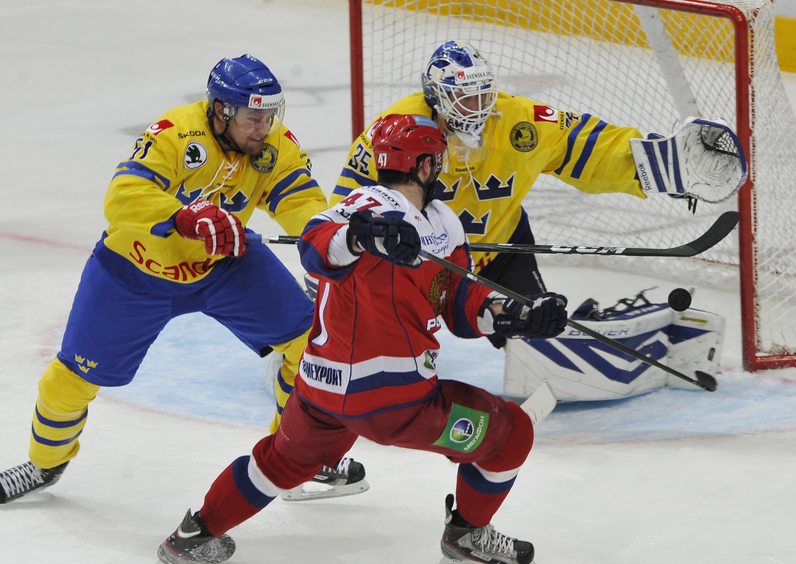 Alexander Radulov pred švédskou
