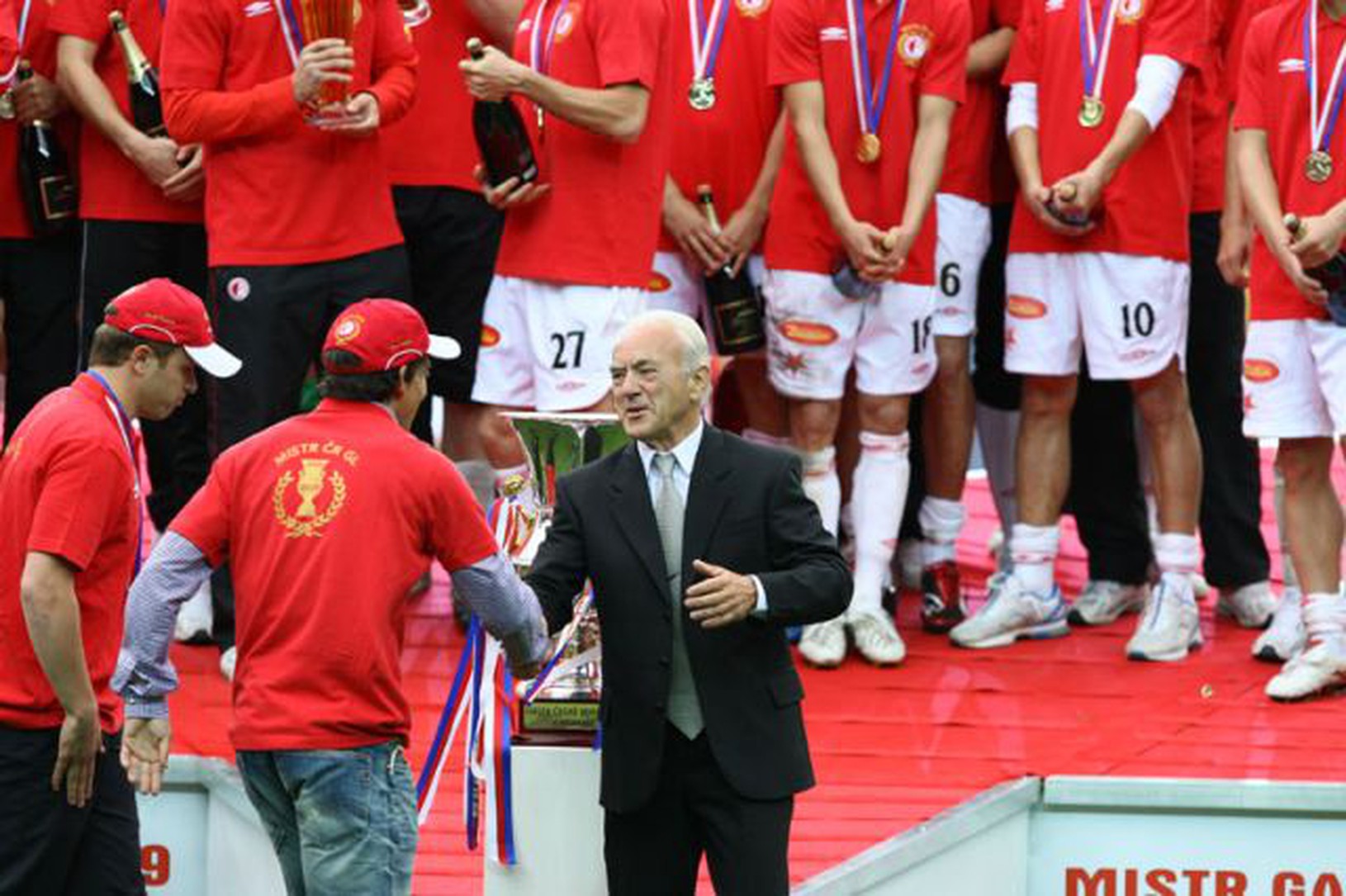 František Veselý pri majstrovských