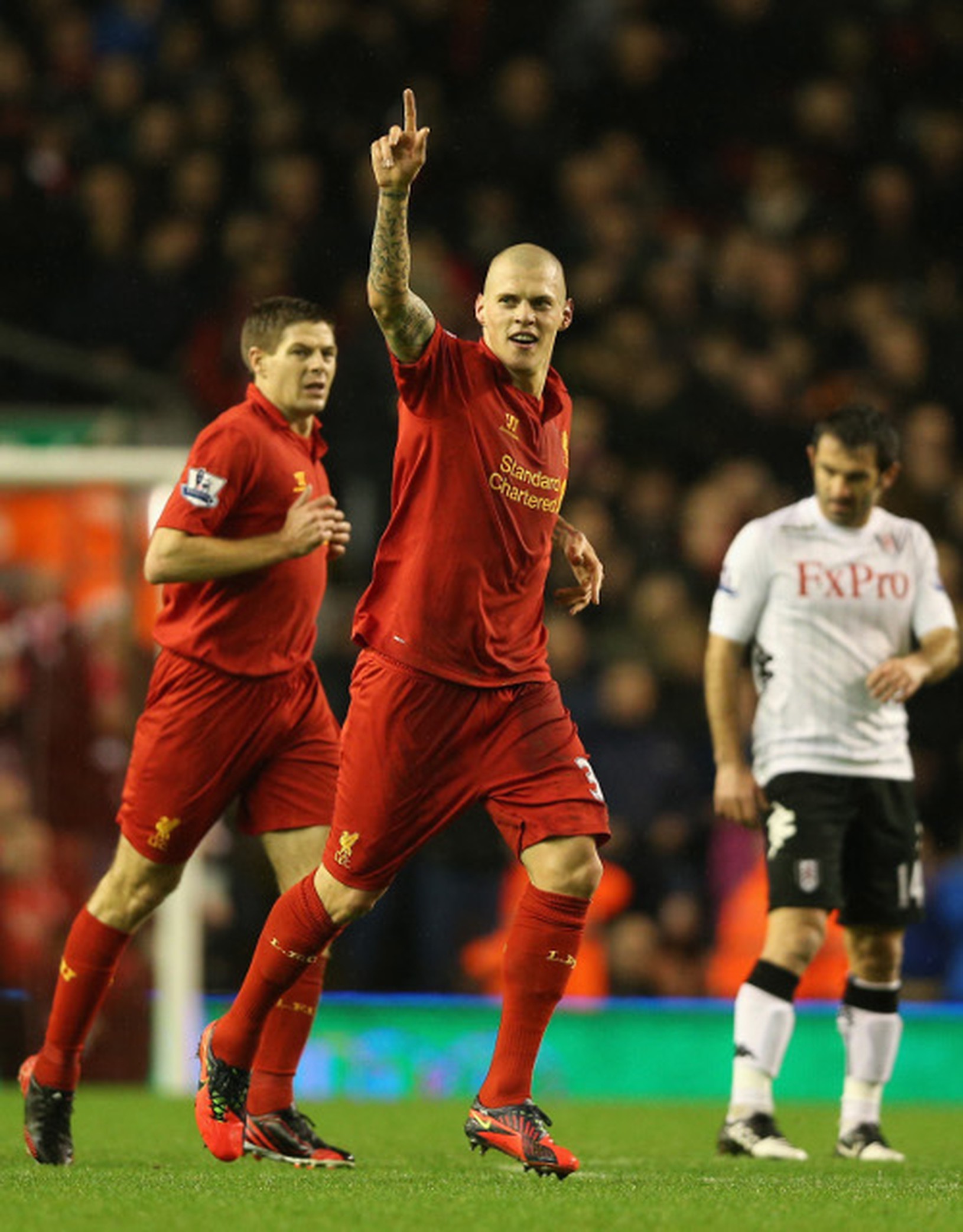 Martin Škrtel oslavuje svoj