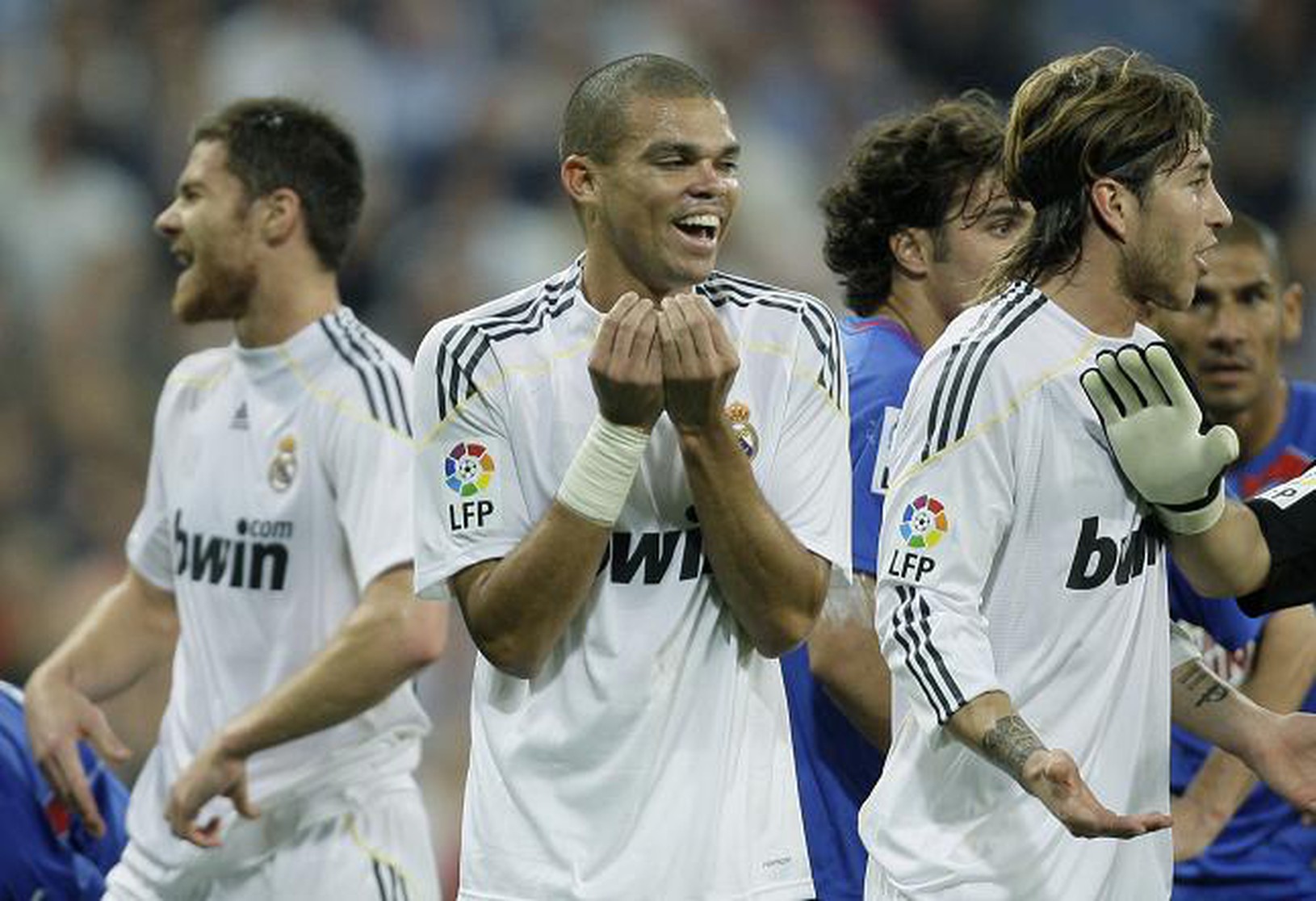 Pepe v zápase proti