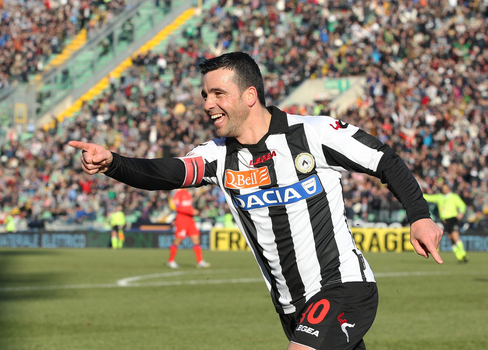 Antonio Di Natale oslavuje